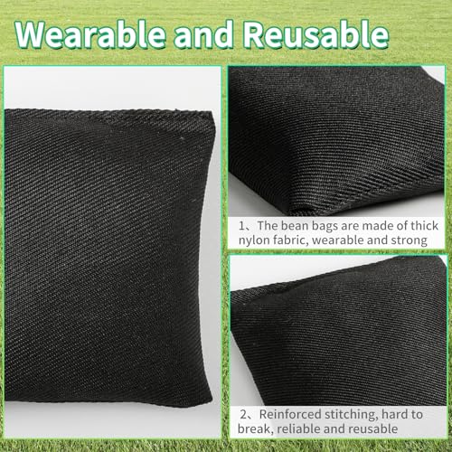 Raibeatty 24 Pcs Mini Bean Bags For Kids,Cornhole Bean Bags For Hand Toss Games,Nylon Small Bean Bags,Sack Tossing Beanbags For Family Games,2.75 X 2.75 Inch, thumb #2