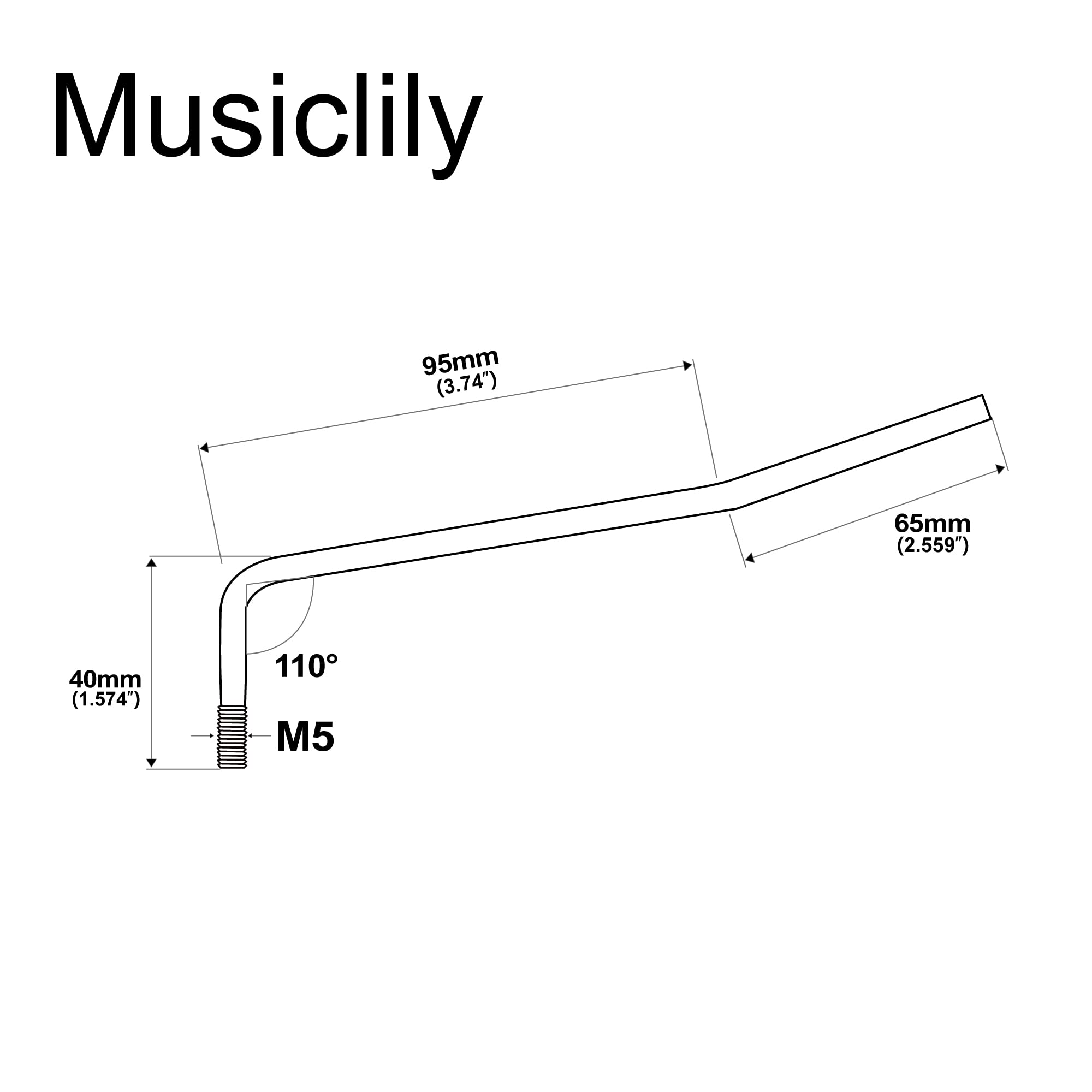 Amazon.co.jp: Wilkinson M Series 鋼製 5mmネジ式 トレモロアーム