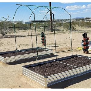 8x4x1ft(2 Pack) Galvanized Raised Garden Bed,Outdoor Planter Box Metal Patio Kit Planting Bed for Vegetables Flowers Herb,Silver 8x4x1ft2 Pack Galvanized Raised Garden BedOutdoor Planter Box Metal Patio Kit Planting Bed for Vegetables Flowers HerbSilver