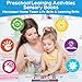15 Themes Preschool Busy Book for Toddlers with Case, 176 Pieces Accessory Complete Preassembled Activity Books for Kids, Learning Resources Montessori Educational Toy, Gifts for 3+ Year Old Boy Girl
