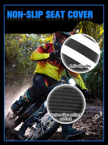Image of Dirt Bike Seat Cover for Talaria Sting MX3 /R MX4 MX5 /PRO Electric Bike White,High Elastic Leather