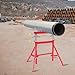 Pipe Roller Support Stand, Height Adjustable Pipe Support Stands, Heavy Duty Tube Pipe Roller Support, for Construction & Industrial Use