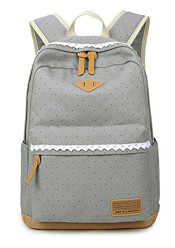 SQLP Sac à Dos en Toile Sac d'école Sac porté épaule - pour Voyages, Scolaire, Loisirs -Cartable en Toile Cover
