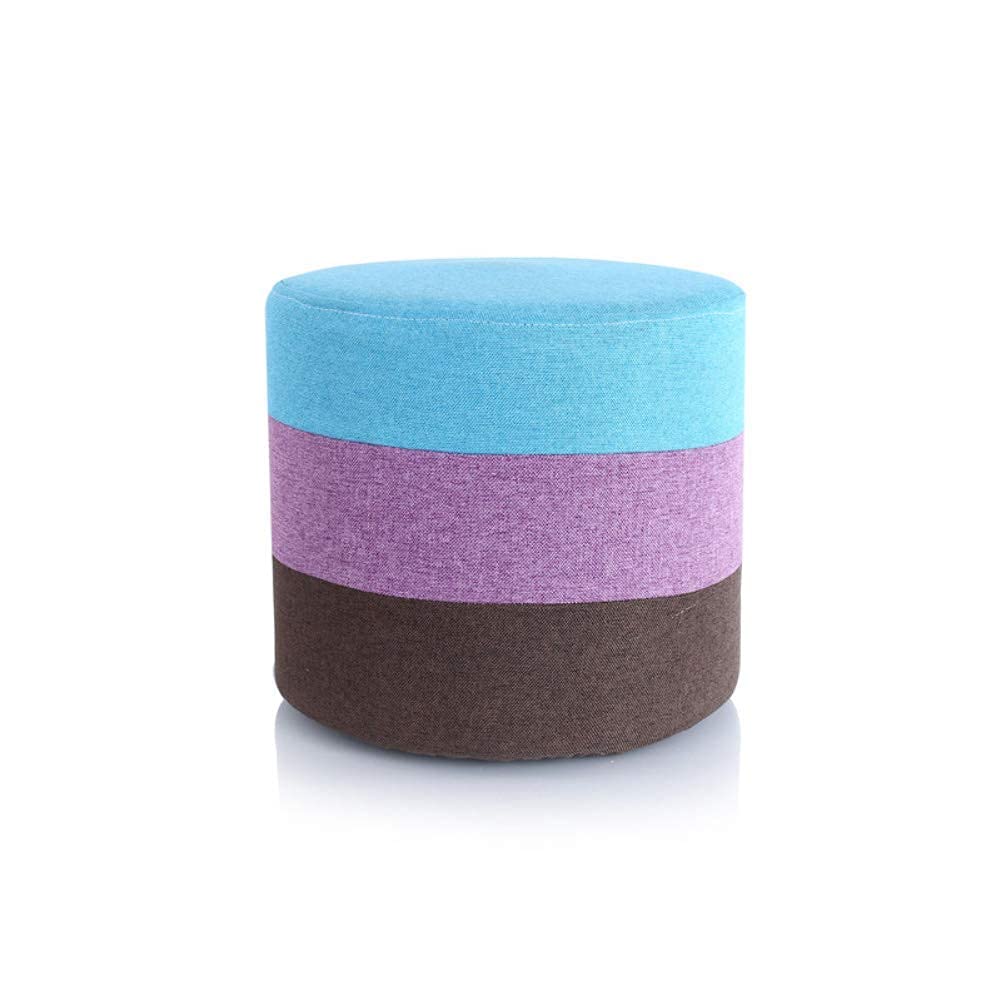 Pouf Rond Ottoman en tissu amovible pour créer un coin lecture cosy