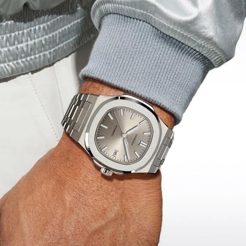 Image of Mens Classic Square Quartz Watches Imitation Mechanical Watches