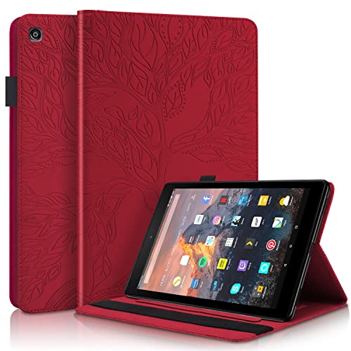 ^ubgPCP[X Amazon Firȅꍇ HD10 2019/2017 PŨU[P[XtbvzیJo[̐^ubgP[XJ[hXbg^ubg p\RJo[ obNP[XJo[ (Color : Red)