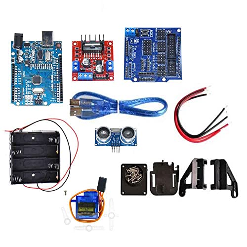 New Avoidance Tracking Motor Smart Robot Car Chassis Kit Speed Encoder Battery Box 2WD Ultrasonic Module kit image 5