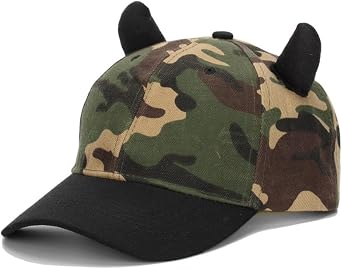 Camouflage Baseball Cap for Men Women Halloween Adjustable Outdoors Sun Hat