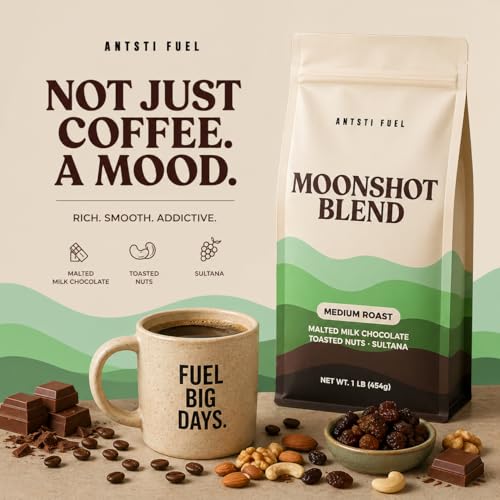 Antsti Fuel Café en Grano Tostado Medio 453 g miniatura 2