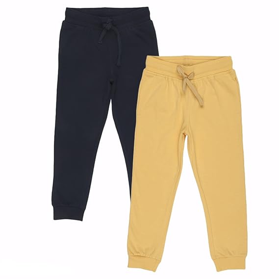 Alan Jones Clothing Unisex Joggers Trackpant (Pack of 2)