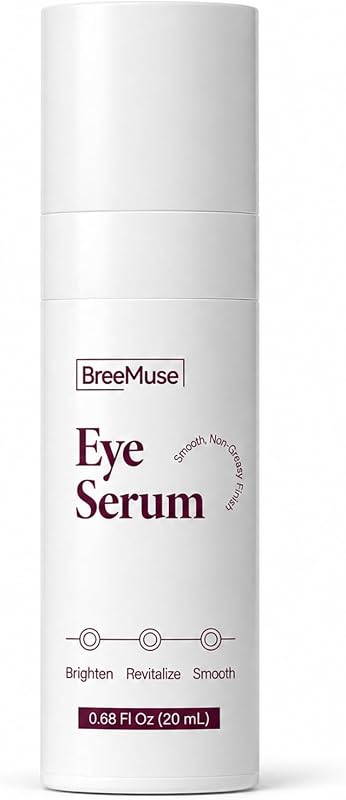 Sérum para a região dos olhos BreeMuse com peptídeo e retinol, sem fragrância, 20 mL