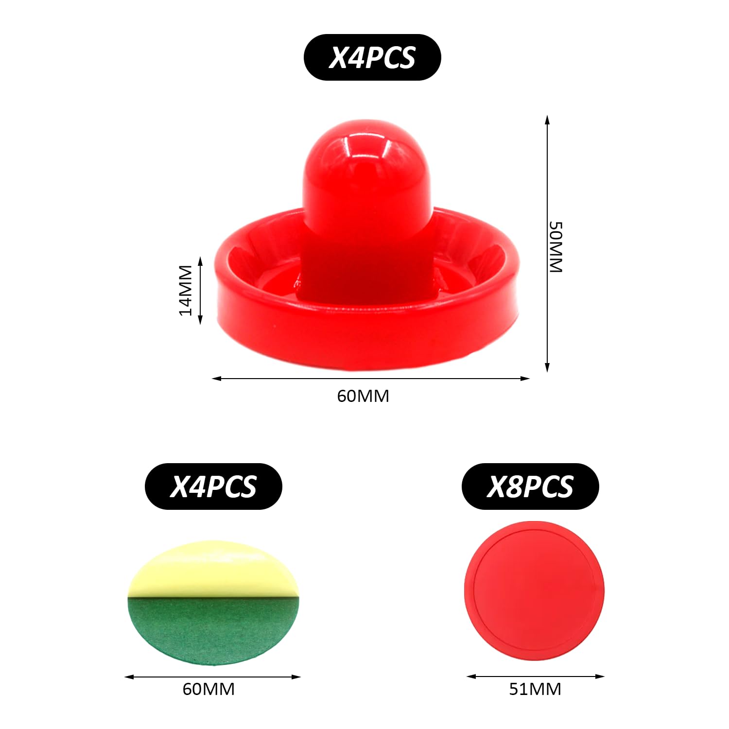 Set di 2 set da hockey Air-Table, Air-Table, Air Table, Air Topper, Air Table, accessori per macchine per hockey su ghiaccio