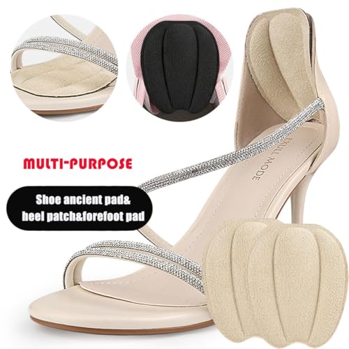 5 pares de almohadillas antideslizantes para lengüeta de zapatos miniatura 5