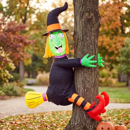 Joiedomi 4FT Halloween Inflatable Witch with Build-in LED Lights - image 7