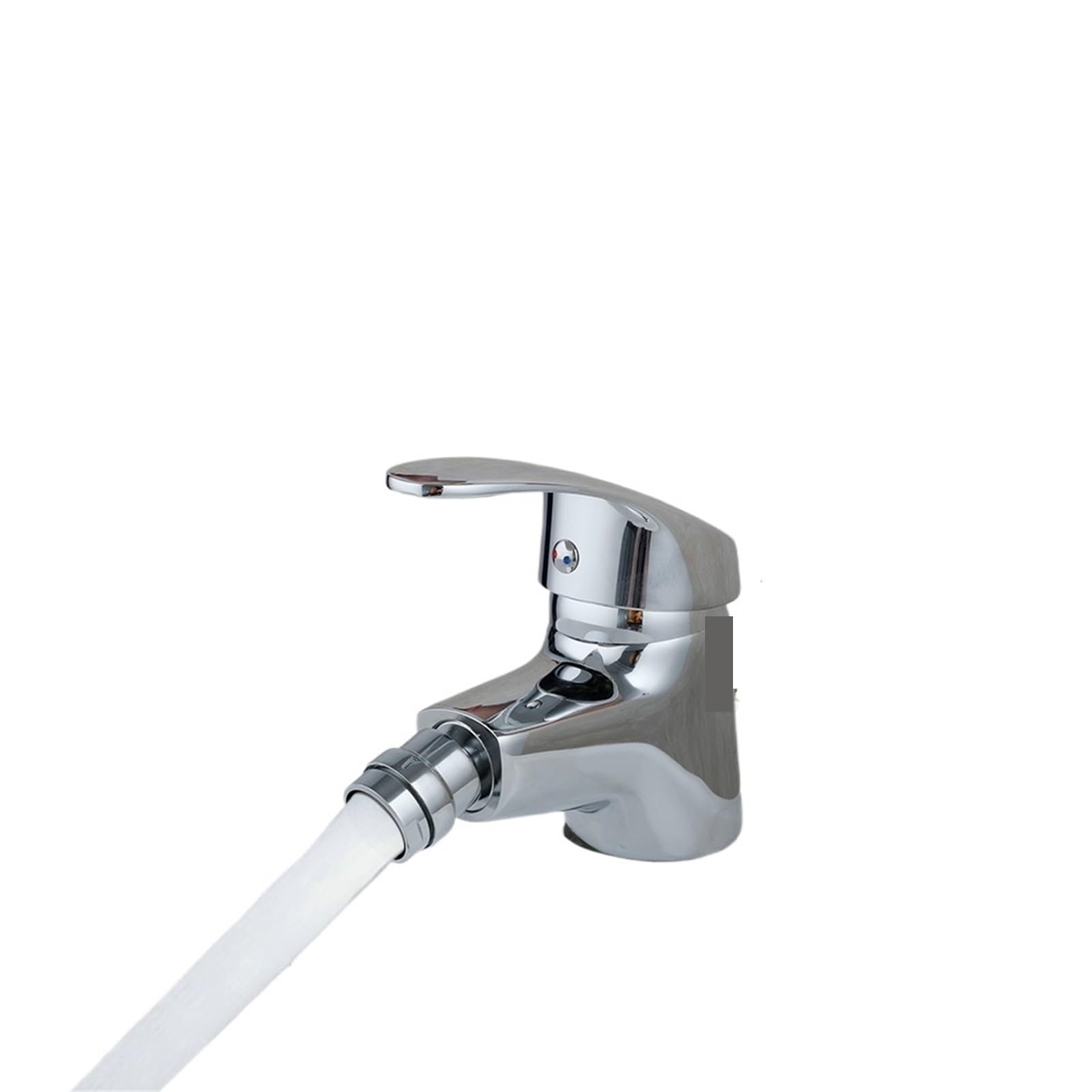 ZYCHSJXA Bidet Faucets Torneira Woman Bathroom Faucet +Pop Up Drain Deck Mounted Chrome Basin Sink Mixer Tap w/360 Rotate Spout