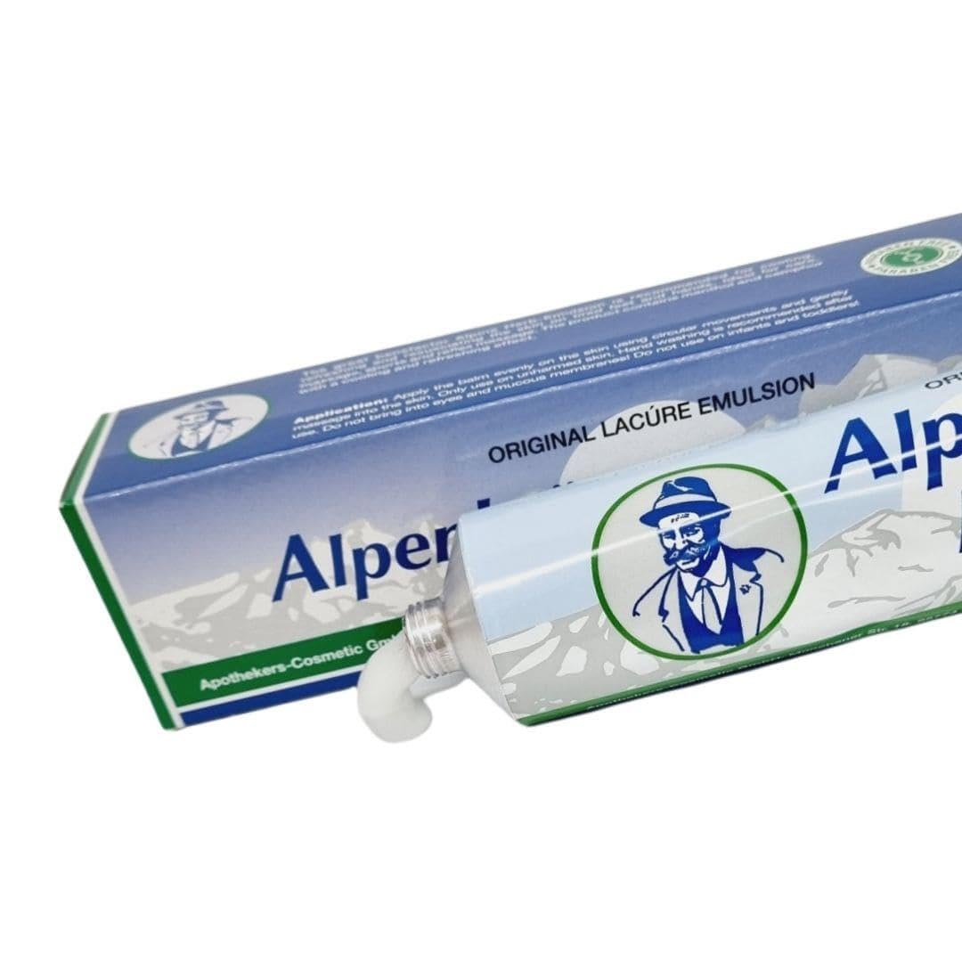 Crema Alpina Lacure 4 x 200 ml emulsión de hierbas alpinas, bienestar, deporte, masaje, crema, bálsamo, crema de masaje con hierbas (800 ml) 4 UNDS
