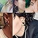 PEAKLINK Gold 18mm Surgical Steel Ear Plugs Large Hoop Pendant Ear Tunnels Dangle Gauges Stretcher Piercing