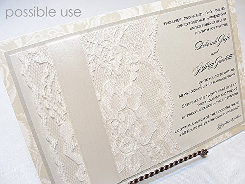 Special! Pastel Ivory/Cream Sewing Lace Ribbon for Crafts-20 Yard 2