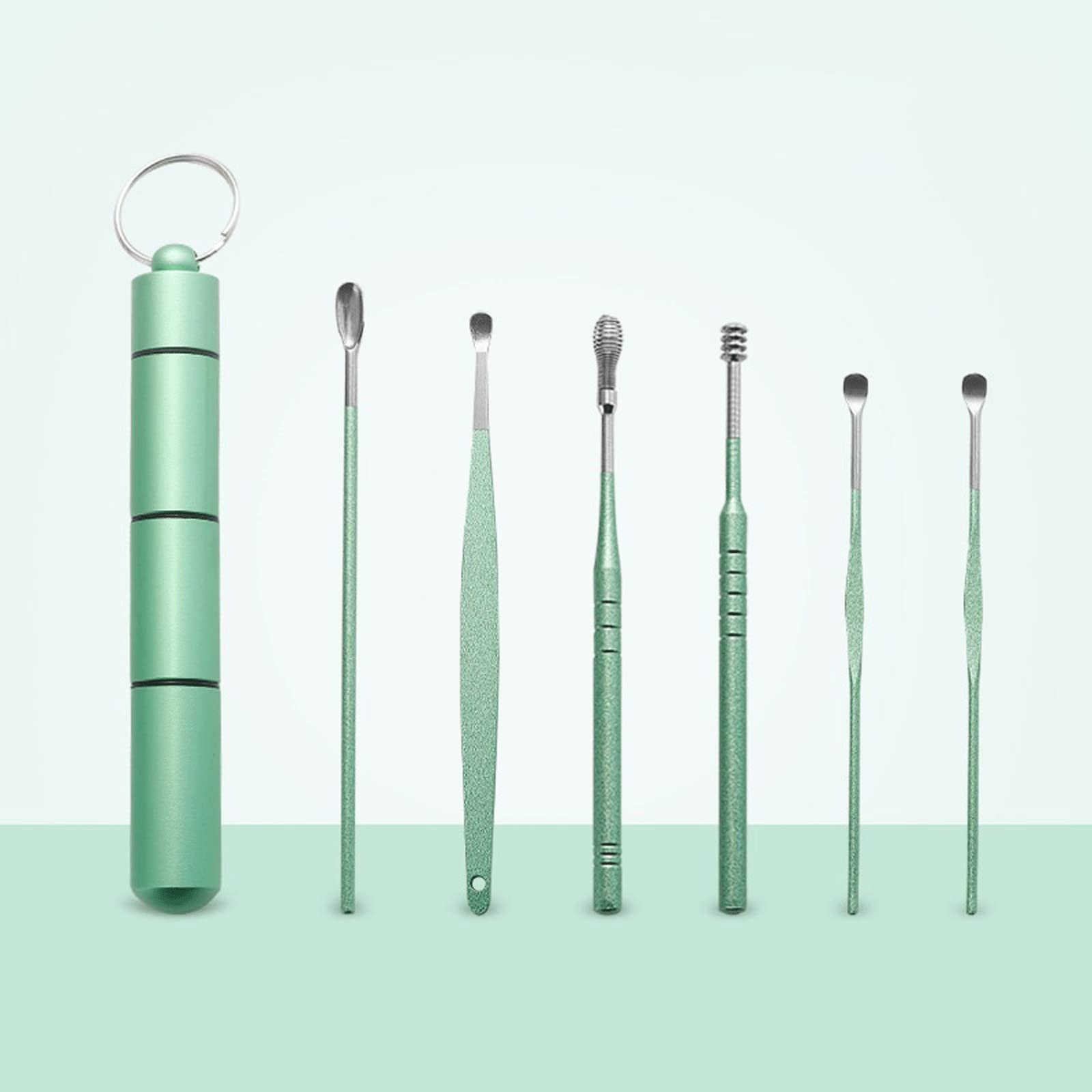 Prodotti per la rimozione del cerume Detergente per Le Orecchie Strumento per la rimozione della Cera Bastoncini per cerume Curette per la