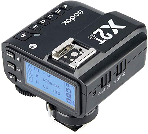Limited Stock Godox X2T-N TTL Wireless Flash Trigger for Nikon, 1/8000s HSS, Built-in Bluetooth, Separate Group Backlit Buttons, TCM Function, Designed with Quick-Release Hotshoe Lock, AF Assist Button.