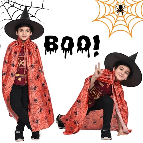 Image of Sarvda Halloween Dress | Costume and Accessories | For Girls and Boys | Kids & Adults | Haunted Horror Theme Party Vampire Witch Ghost Skeleton Draculla Zombie Pumpkin Scary Cosplay Dress