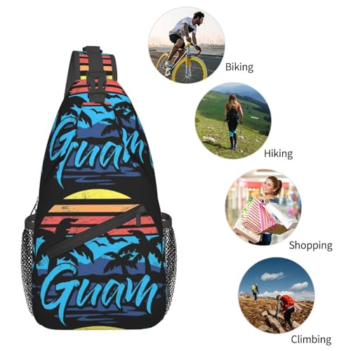 Bolso bandolera cruzado para gimnasio y senderismo miniatura 5
