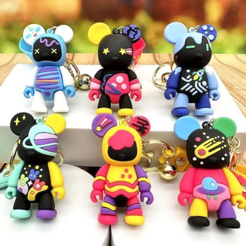 Image of GEOCARTER Teddy Bear Keyring | Cute Keychain for Bags & Keys