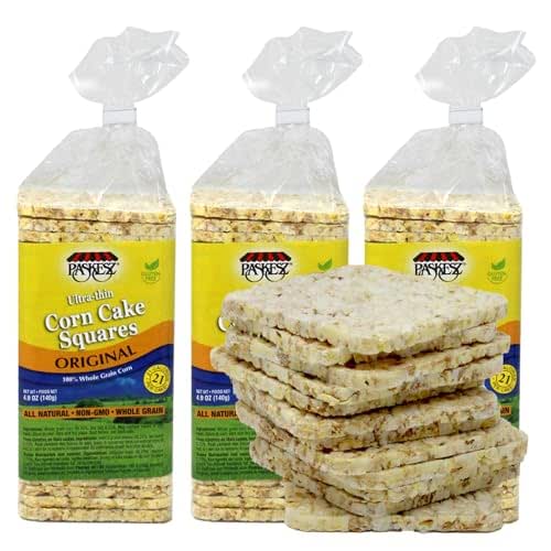 Ultra Thin Corn Cakes - Whole Grain Corn Cakes Salted