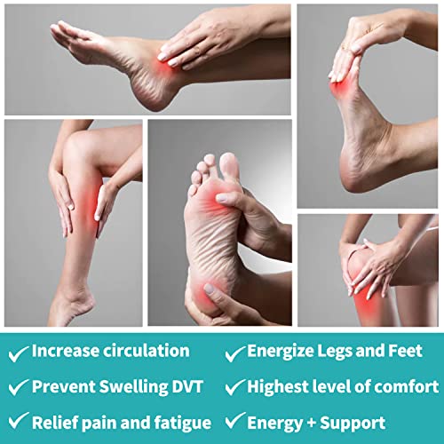 Image of COOLOVER Copper Compression Socks for Women and Men(6 Pairs)-Best Support for Running, Athletic, Travel