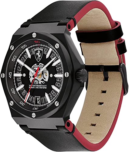 Scuderia Ferrari Aspire Analog Black Dial Men's Watch-0830845 - Image 2