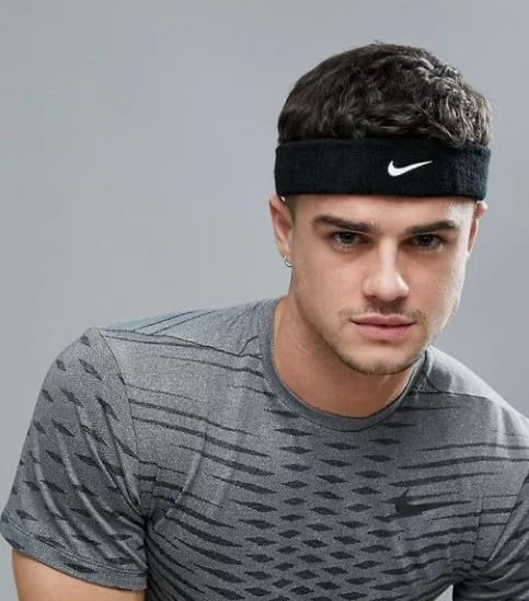 Image of NIKE Premier Training Sport Headband - Thick, Soft, Cotton Blend, Moisture-Absolving