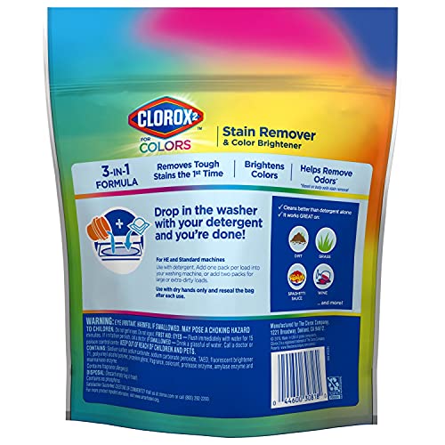 Image of Clorox 2 Laundry Stain Remover and Color Booster Pack, 40 Count
