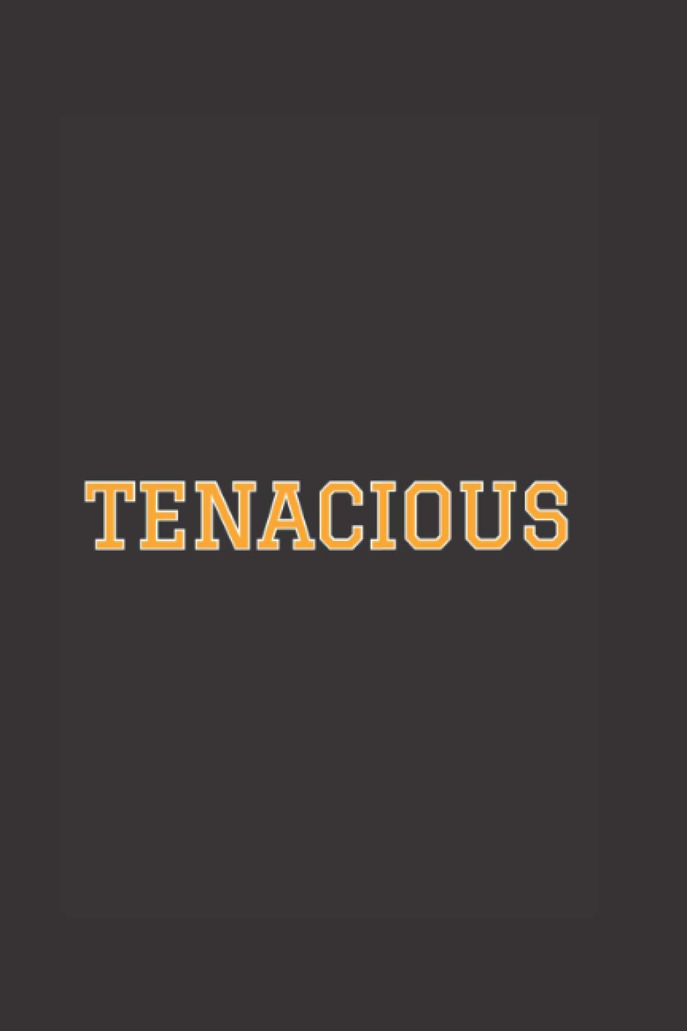 Tenacious Minimalist Blank Lined Notebook Journal: 6"x9" 120 Page Blank Lined Notebook Diary