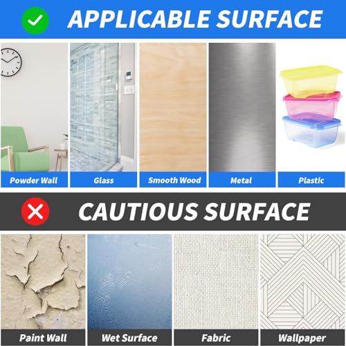 Image of 24 Pack Adhesive Wall Hooks, Wall Hangers Without Nails, No Damage Picture Hooks Waterproof and Rustproof to use Inside Kitchen, Bathroom, Home and Office