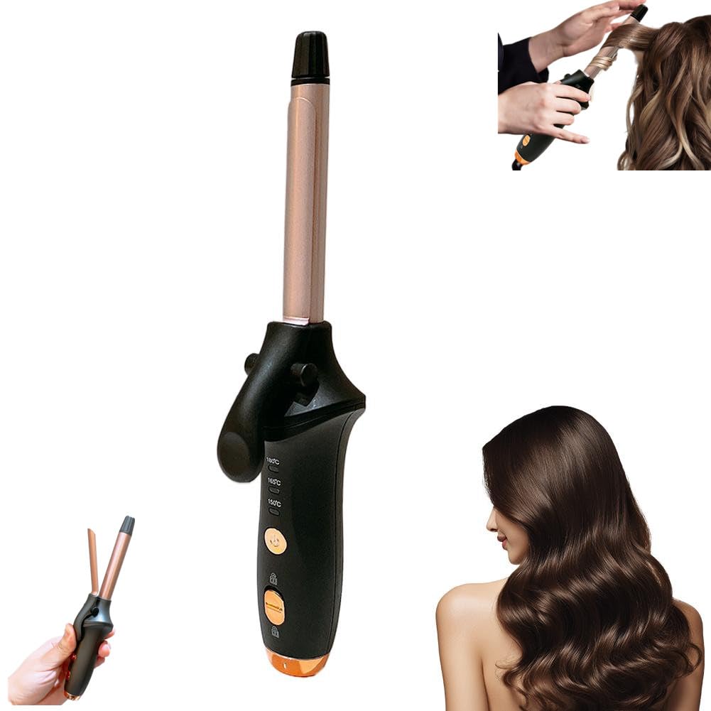 Cordless Curling Iron Rechargeable USB Rechargeable 4000 mAh Cordless Hair Curler 356 F Mini Travel Curling Iron 3