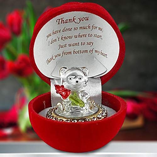 SAFRI Ours en peluche rose rouge pour maman, grand-mère, grand-mère, grand-mère, sœur, cadeau de remerciement Cover