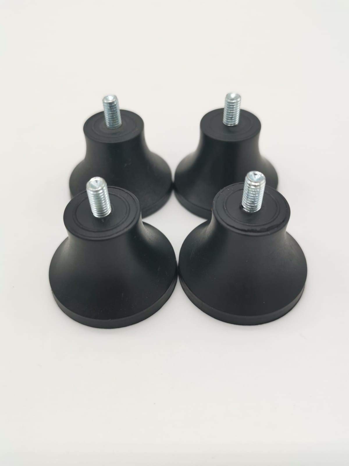 4 Pieds Mod. Famille Goujon 5 Hauteur H 27 Pour Trancheuse En Caoutchouc