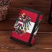 Emblem of Austria Austrian Flag Funny Trifold Wallets with Key Ring Lightweight Front Pocket Tri-Fold Wallet