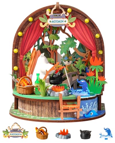 Rolife Moomintrolls Forest Camp DIY Miniature House Kit