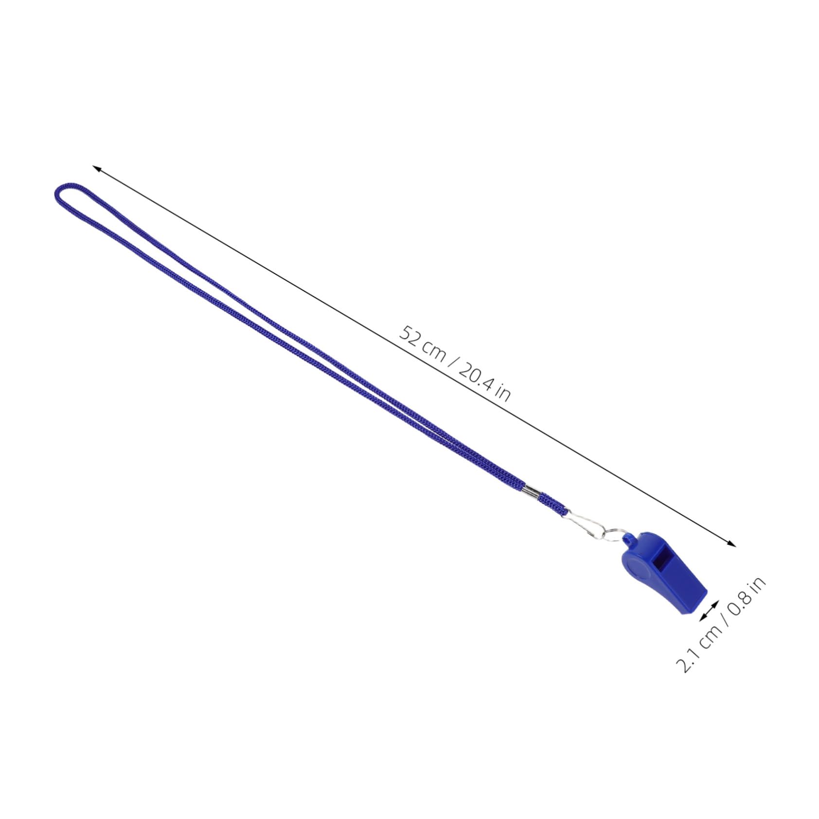 PRETYZOOM 36 Piezas Silbatos Deportivos para Emergencia con Cordón Silbato Plástico Resistente para Árbitro Camping Senderismo Fútbol y Baloncesto Sonido Fuerte Azul