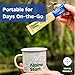 Alpine Start Instant Coffee Packets with Creamer Single Serve - Individual Latte Powder Mix from Arabica Coffee Beans with Non-Dairy Cream for Travel, Hiking, Backpacking (0.49 OZ) Box of 5 Sticks