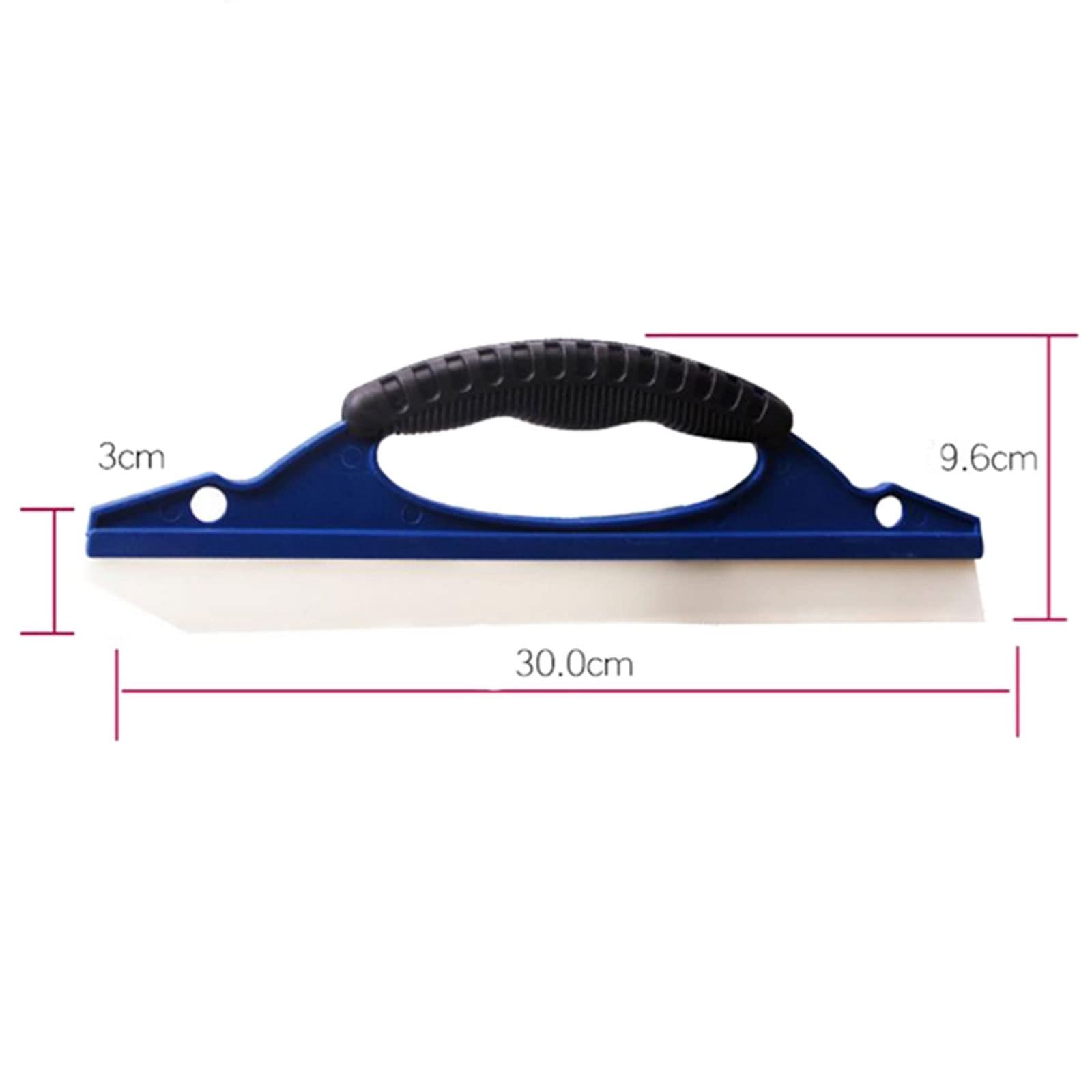 Rasquetas para Ducha, Enjugador Azul los 30x9.6x3cm del silicón for la Limpieza Cristal Coche de Ventana Ducha