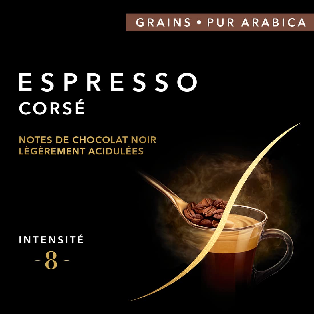 L'OR Espresso Intense et Corsé - Grains de café (6 x 500g)