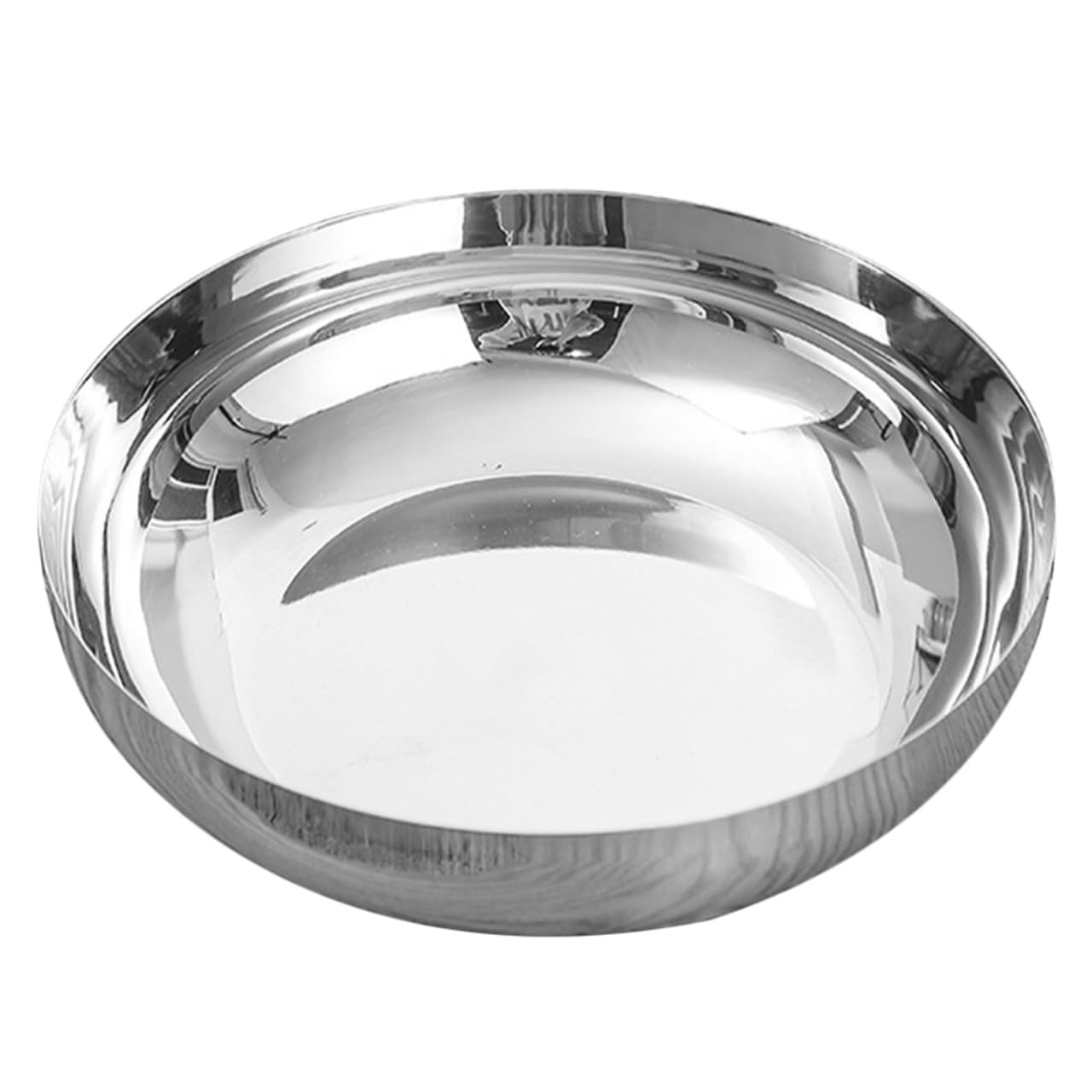 CALLARON Bols à mélanger en acier inoxydable de 2126,2 g – Grand bol de service en métal antidérapant argenté pour salade, pâtes, soupe, fruits, lave-vaisselle