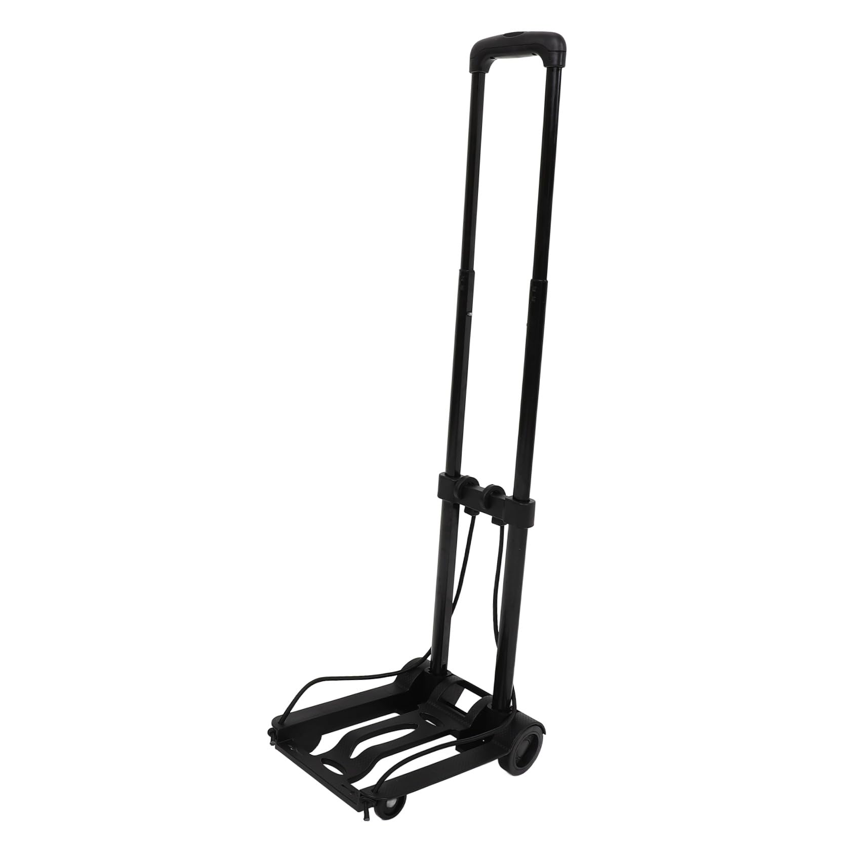 Carrito Plegable de Equipaje Portátil Cuerda Elástica Ajustable y Estructura Ligera de Hierro y Abs para Compras y Viajes
