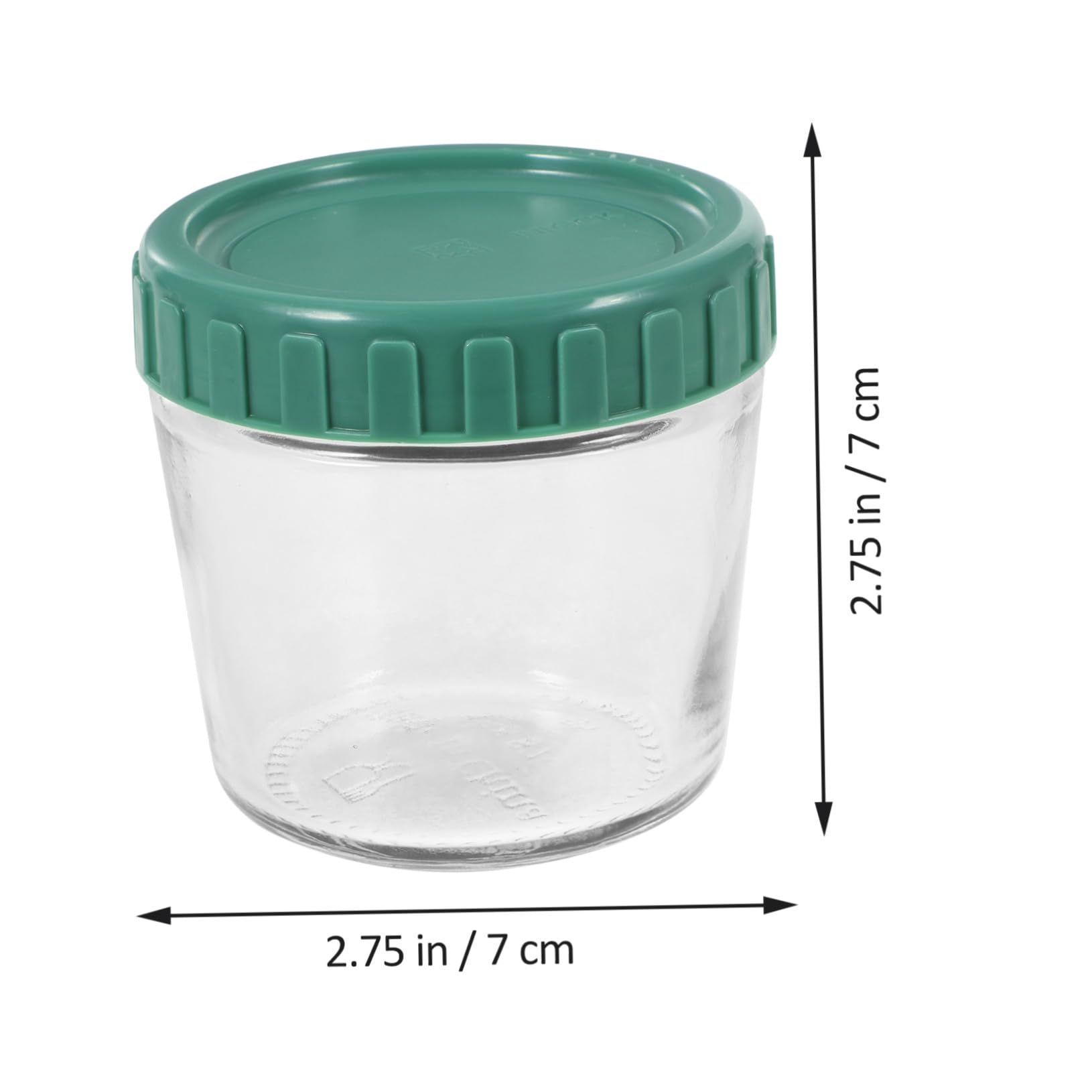 SHINEOFI Glasbehälter Auslaufsichere Vorratsdosen aus Glas mit Luftdichtem Silikondeckel 4 Stück für Küche und Joghurtaufbewahrung
