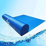 【Cubierta de piscina】 El color azul transparente ayuda a que los rayos del sol lleguen a su piscina y esté protegido contra los rayos UV.