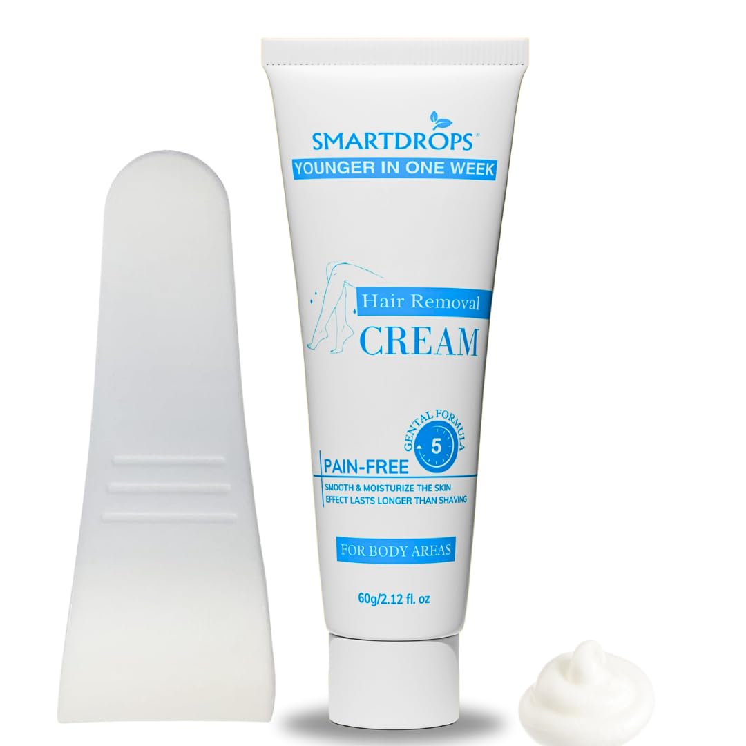 Painless Hair Removal Cream | Hair Remover For Body, Legs, and Underarms | Hair Removal Body Cream For Unwanted Hair | Intimate Private Hair Removal Cream for Men and Women