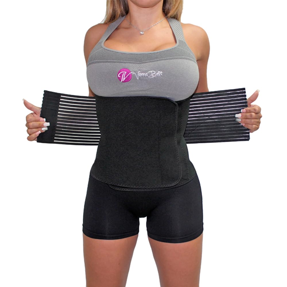 V-Sweat - Workout Belt - Increased Back Support - Waist Trimmer