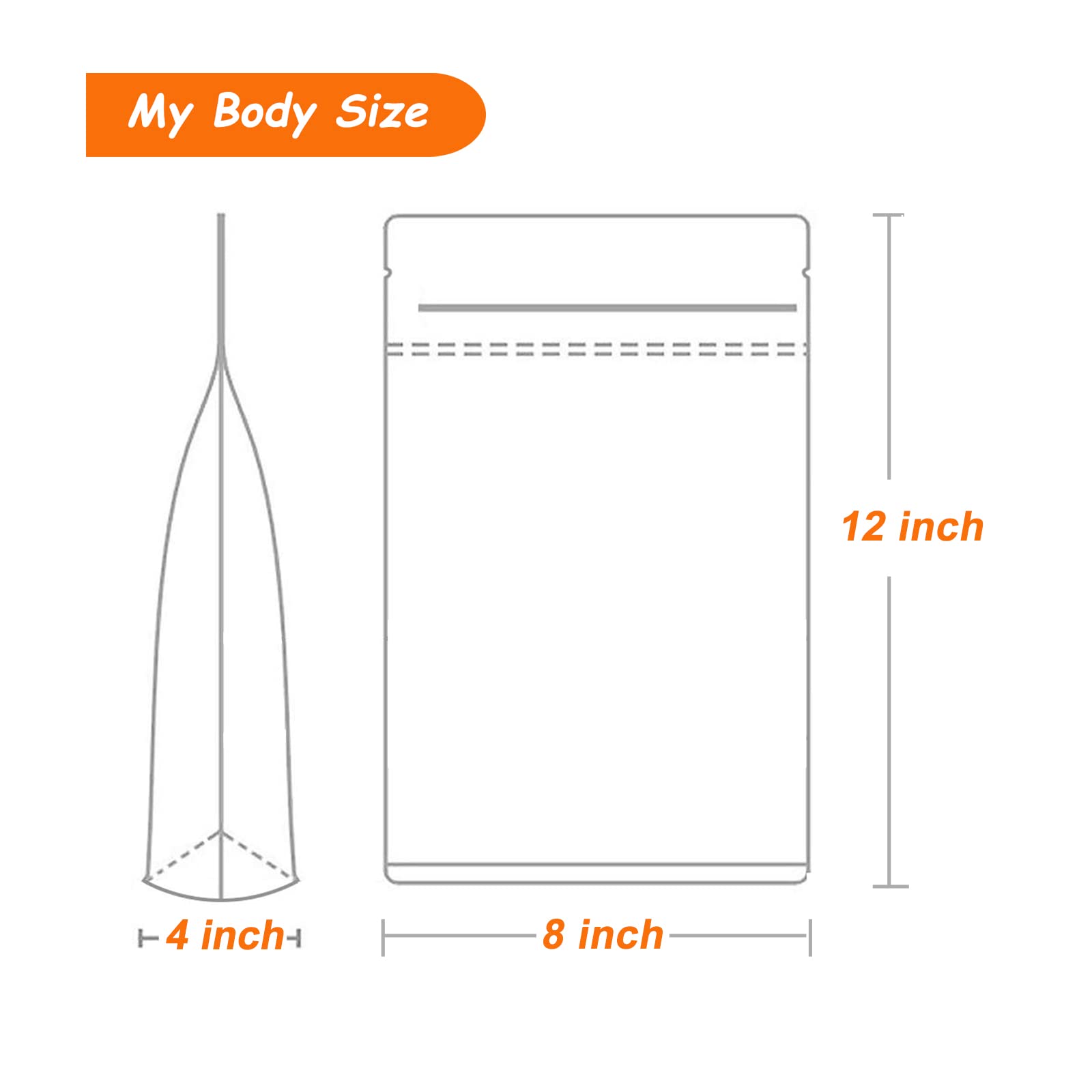 Lot de 100 pochettes en papier kraft avec fenêtre transparente, réutilisables et refermables pour aliments, grains de café, collations - 20,3 x 30,5 cm